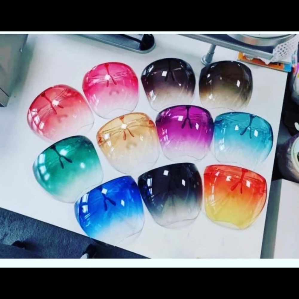 Set of 3 Bubble Face shield